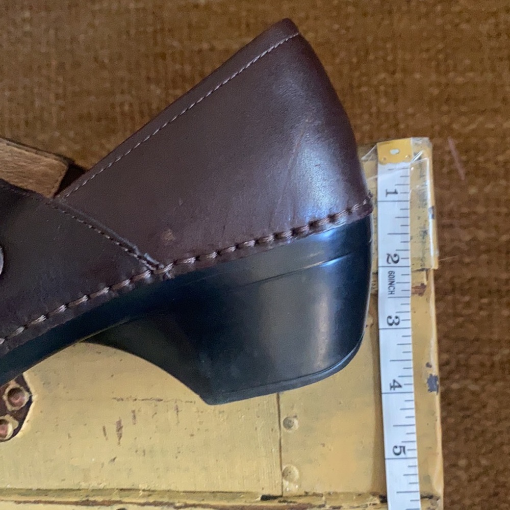 DANSKO LEATHER BOHO MEDICAL CLOG NURSE SHOE 41 10 - Picture 9 of 16